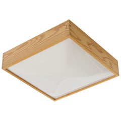 Uno Kristiansson, Flush Mount, Pine, Acrylic, Sweden, 1970s