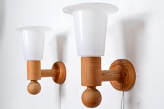 Uno Kristiansson Luxus Sweden Applique / Applique in pino massiccio Svezia, anni '60