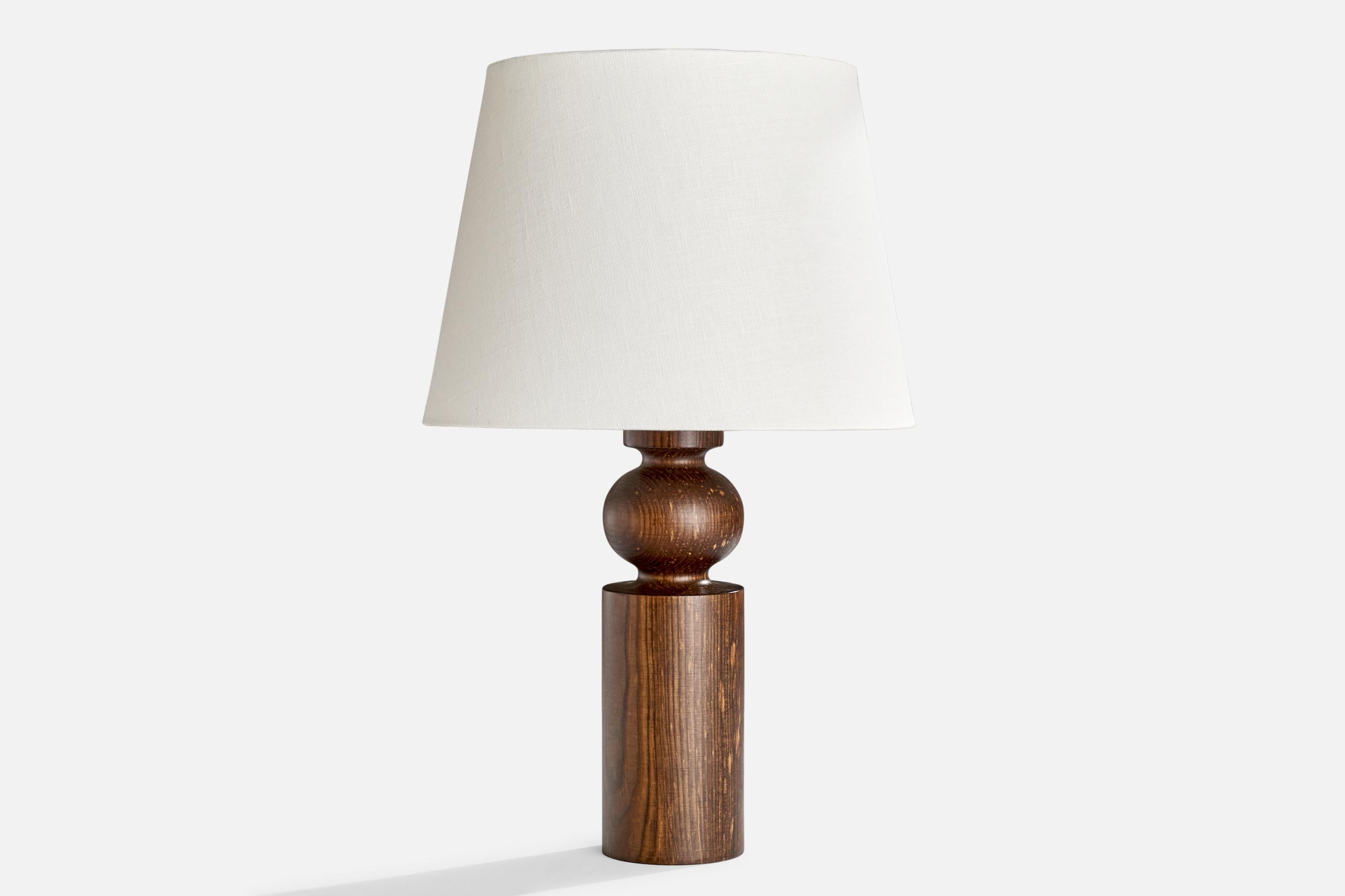 Suédois Uno Kristiansson, lampes de bureau, pin, Suède, années 1970 en vente