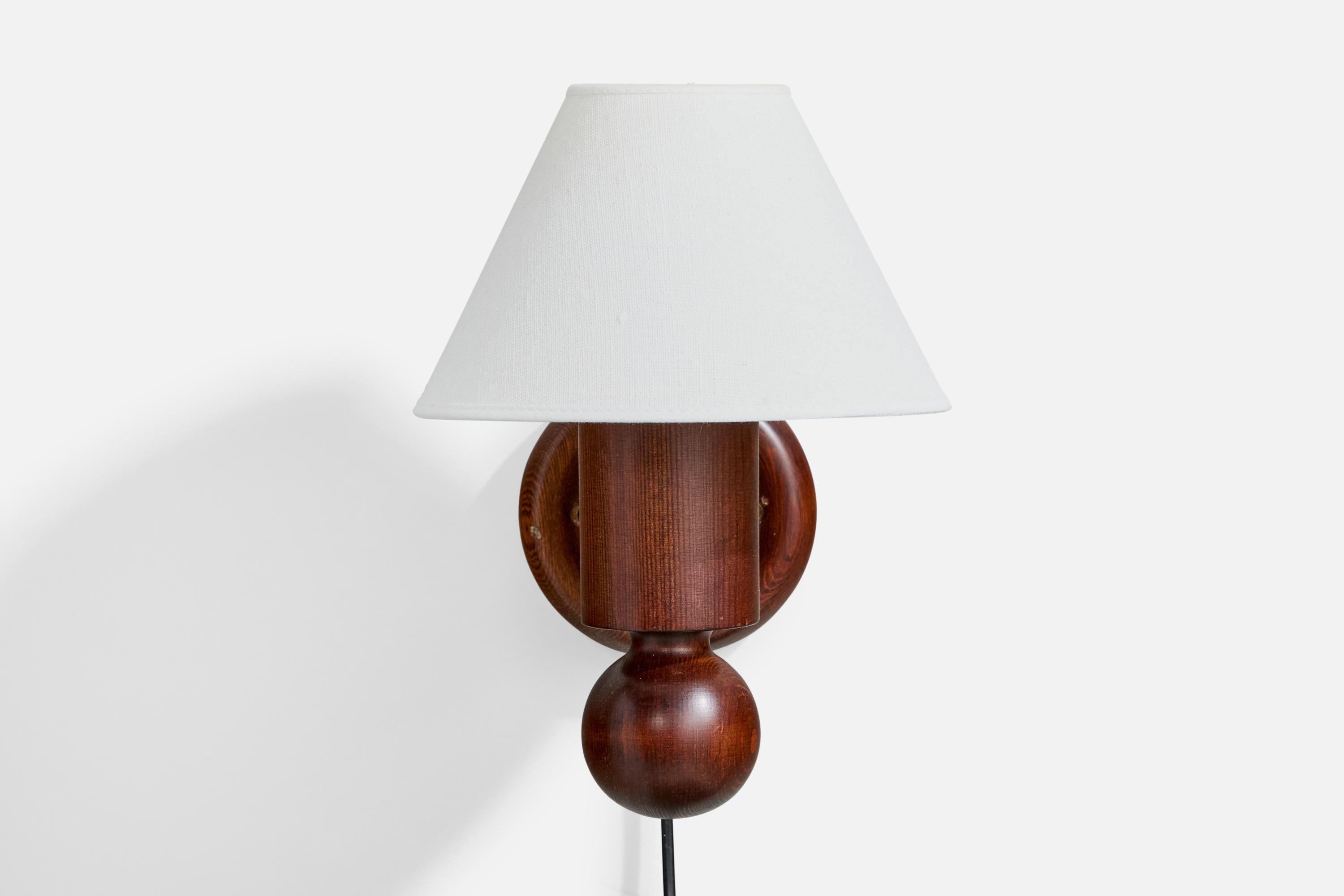Uno Kristiansson, Aplique, Pino, Tela, Suecia, 1970s Moderno de mediados de siglo en venta