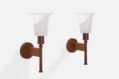 Uno Kristiansson, Wall Lights, Kiefer, Acryl, Schweden, 1970er Jahre