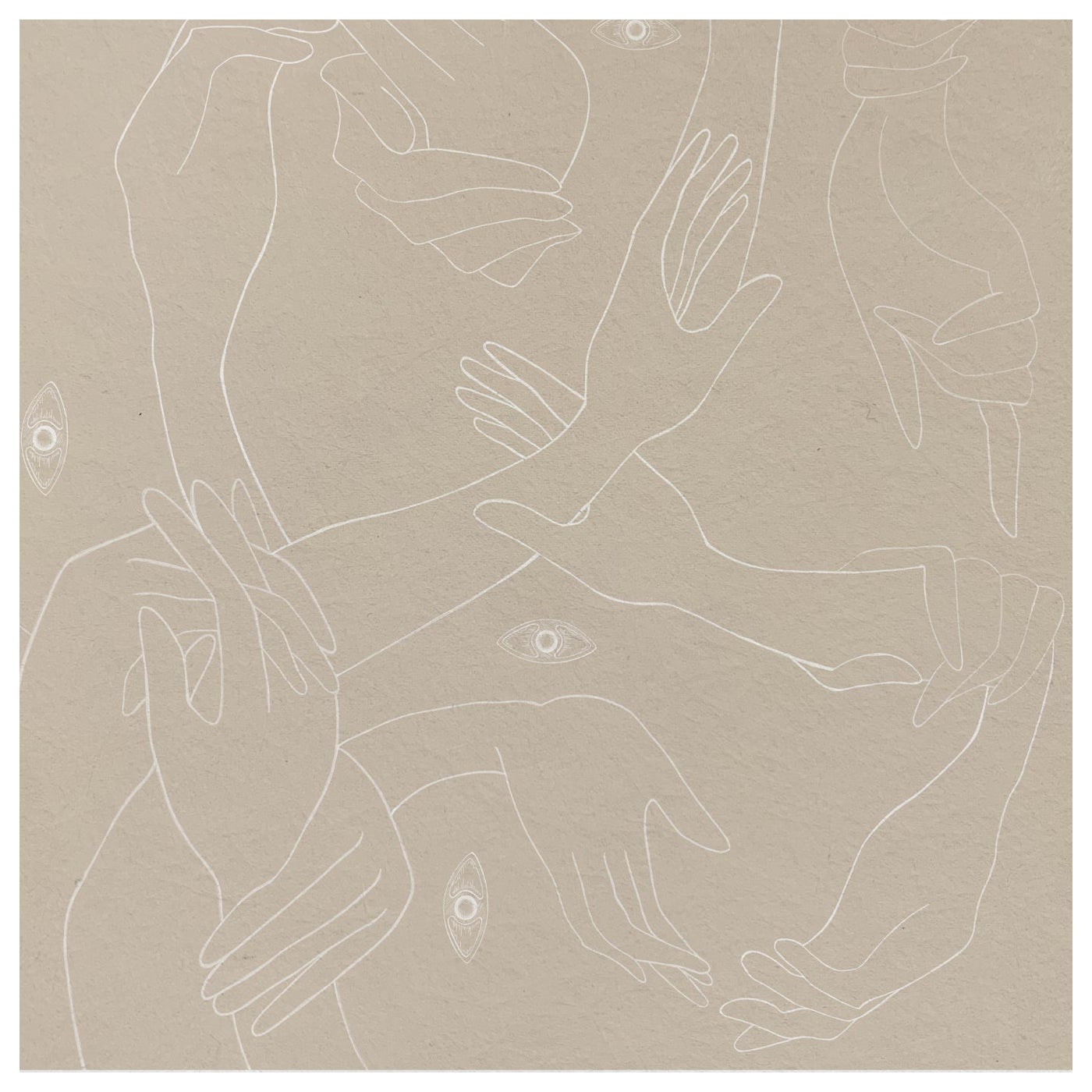 Uno, Nessuno – maßgefertigter Segeltuch BM ohne Augen – Muster 50cm x 50cm