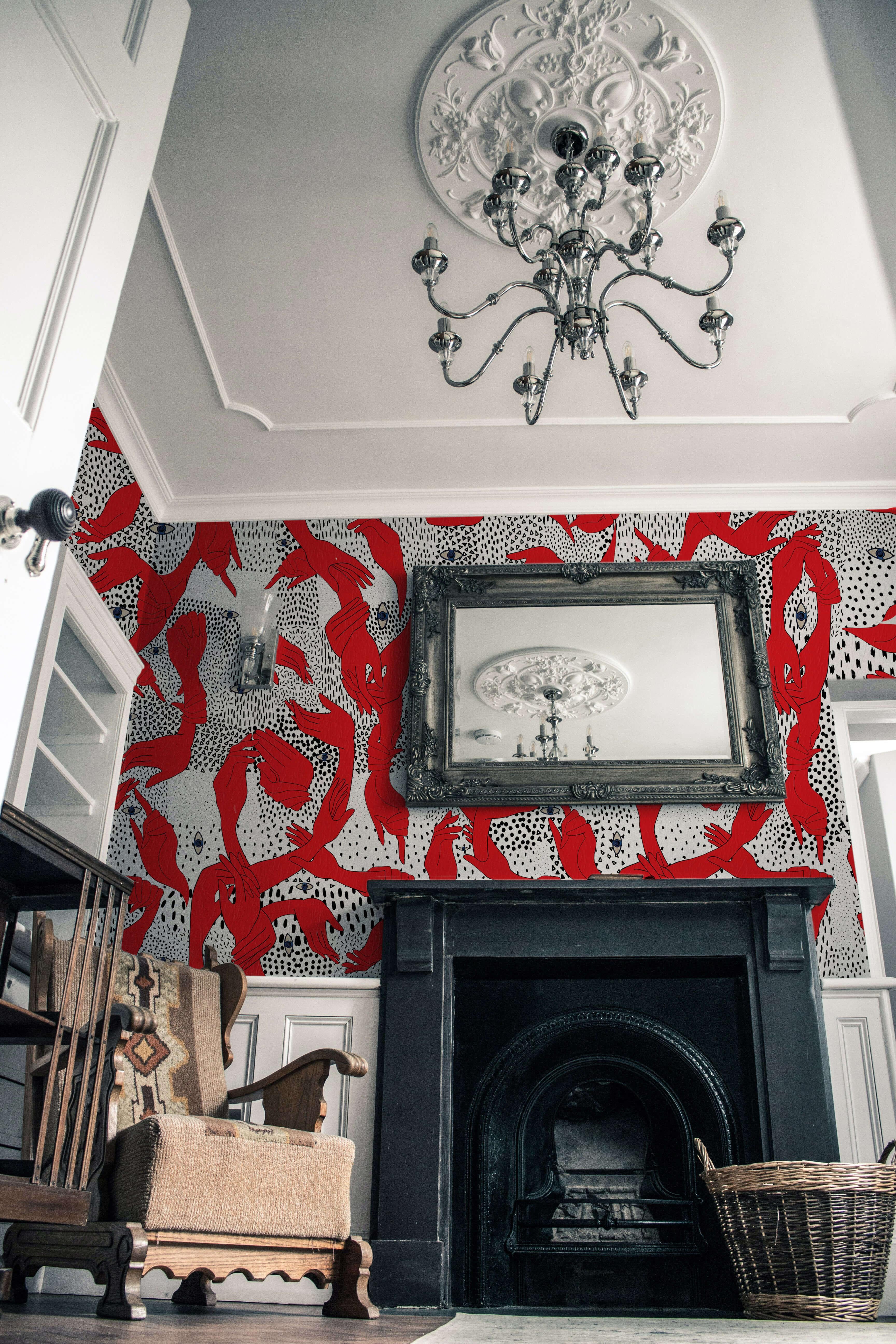 Italian Uno, Nessuno Morbillo Wallpaper - Racconti collection For Sale