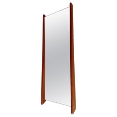UNO & ÖSTEN KRISTIANSSON 41" Wandspiegel aus Teakholz für Luxus, 1960er, Schweden
