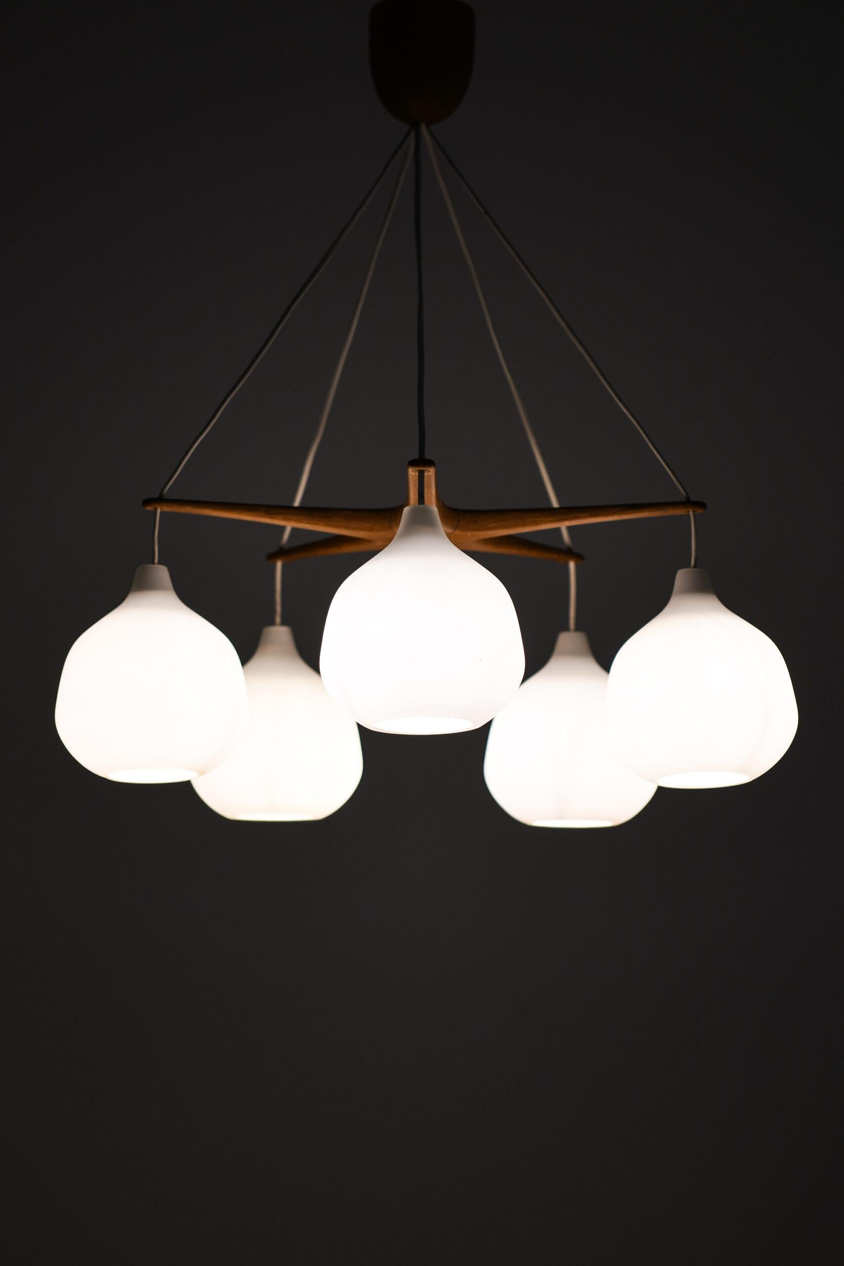 Scandinavian Modern Uno & Östen Kristiansson Ceiling Lamp Produced by Luxus For Sale