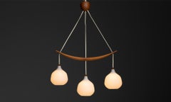 Uno & Osten Kristiansson Chandelier, Sweden circa 1960