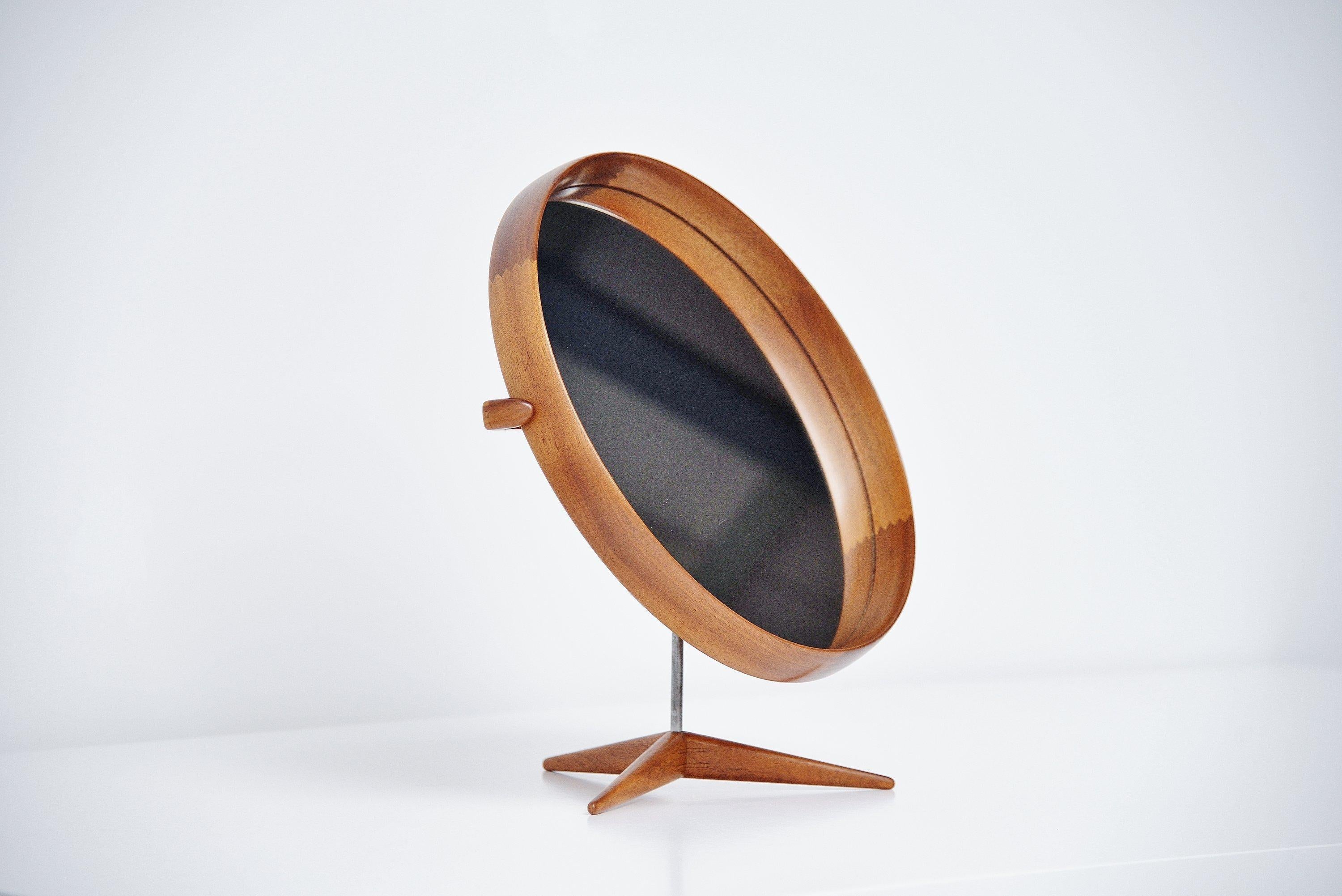 Uno Osten Kristiansson Luxus Table Mirror, Sweden, 1960 1