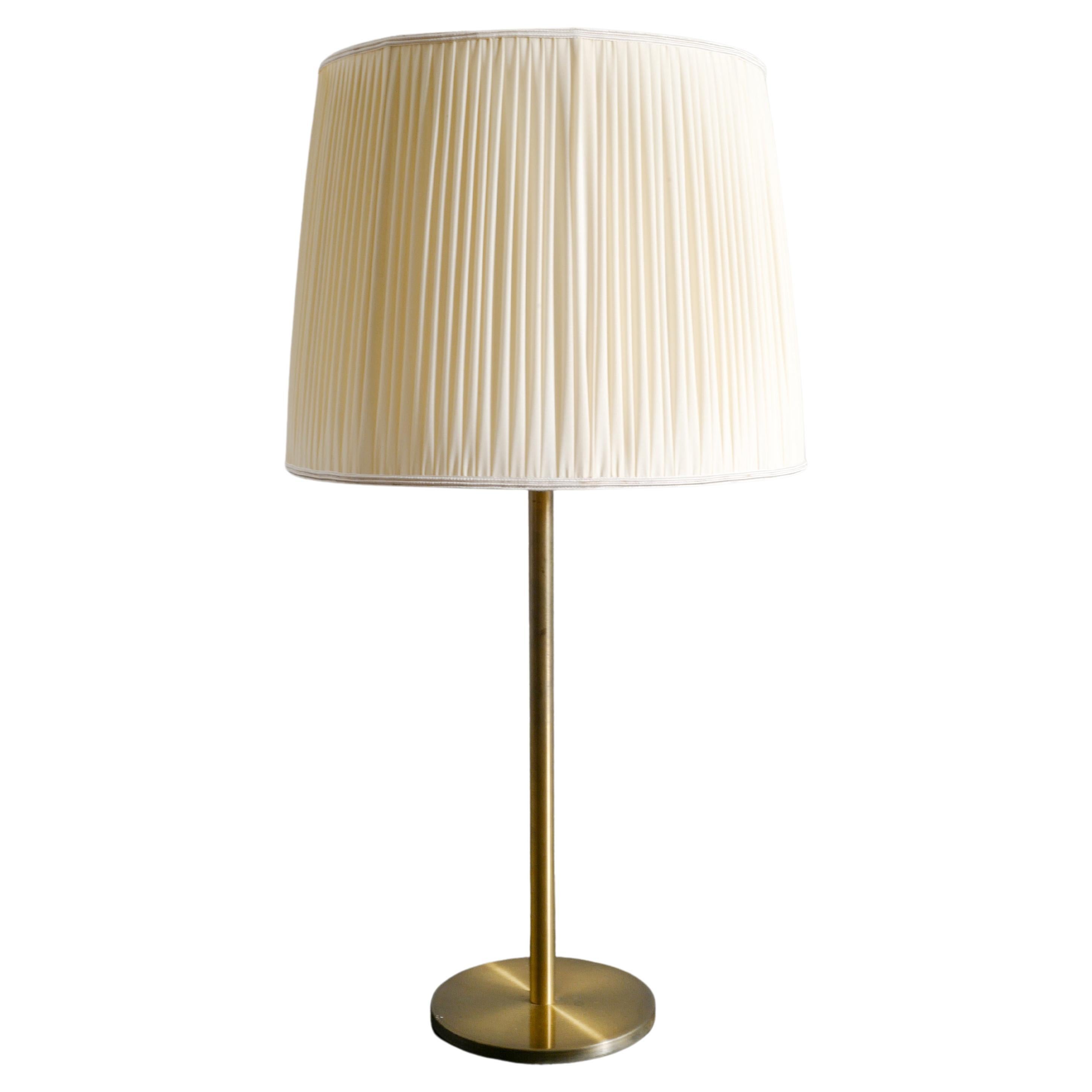 Uno & Östen Kristiansson Mid Century Brass Desk Table Lamp for Luxus Sweden 1960