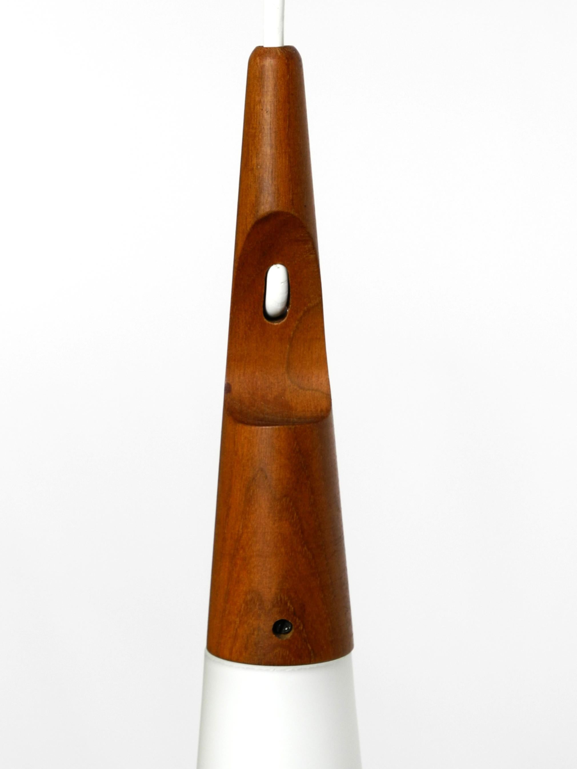 Verre Lampe suspendue Uno & Östen Kristiansson  Fabriqué par Luxus Vittsjö, Suède 1957 en vente