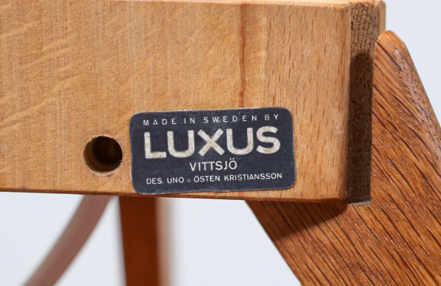 Fin du 20e siècle Uno & Osten Kristiansson lampe de table tripode Rocket pour Luxus en vente