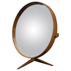 Uno & Osten Kristiansson Teak for Luxus Vanity Mirror