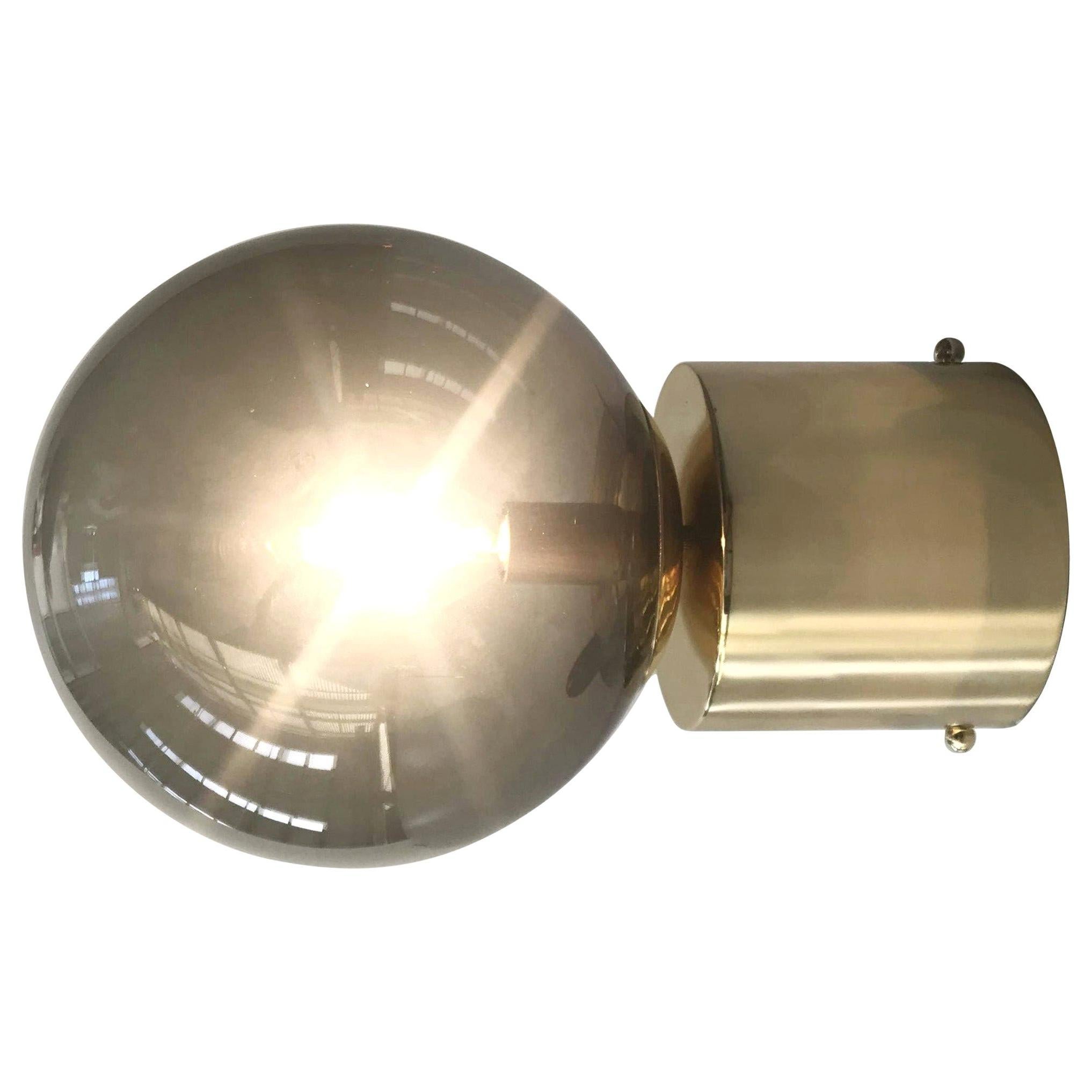 Italian UNO GLOBE Sconce / Flush Mount by Fabio Ltd For Sale