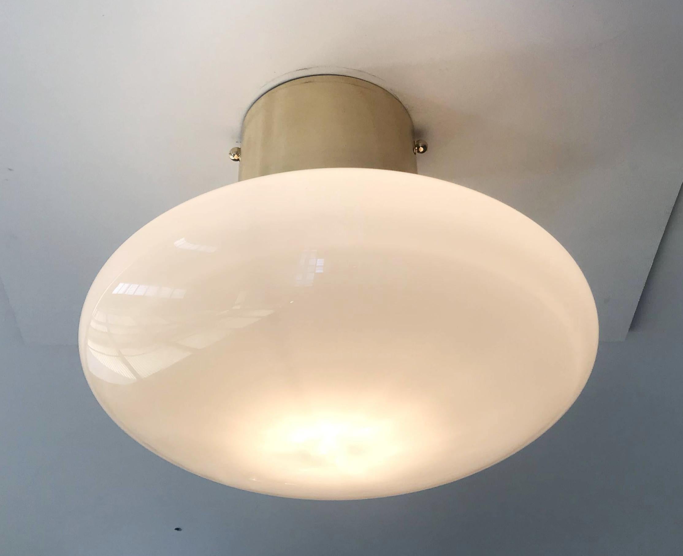 Italian UNO SHADE Flush Mount by Fabio Ltd For Sale