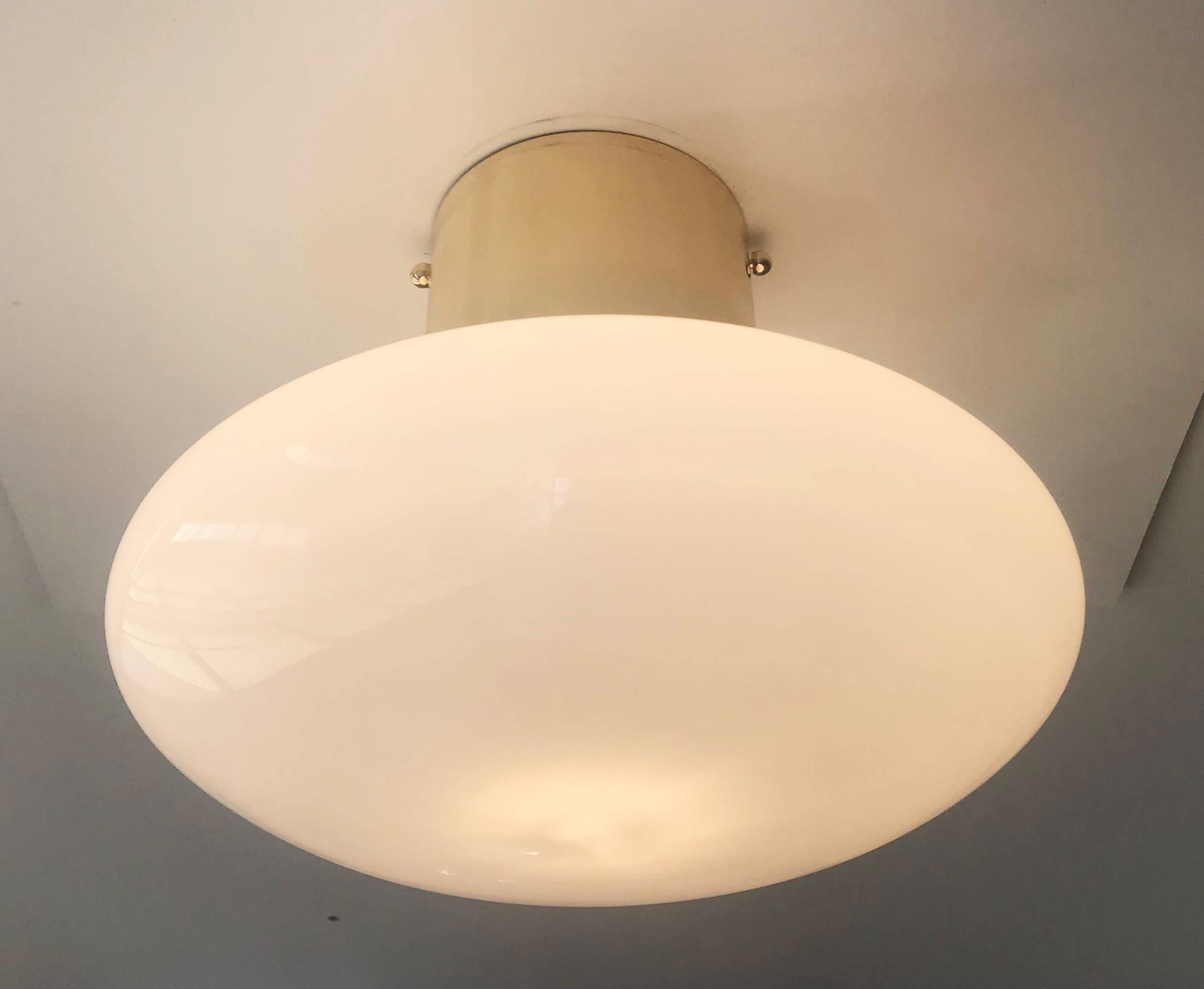 Mid-Century Modern UNO SHADE Flush Mount by Fabio Ltd For Sale