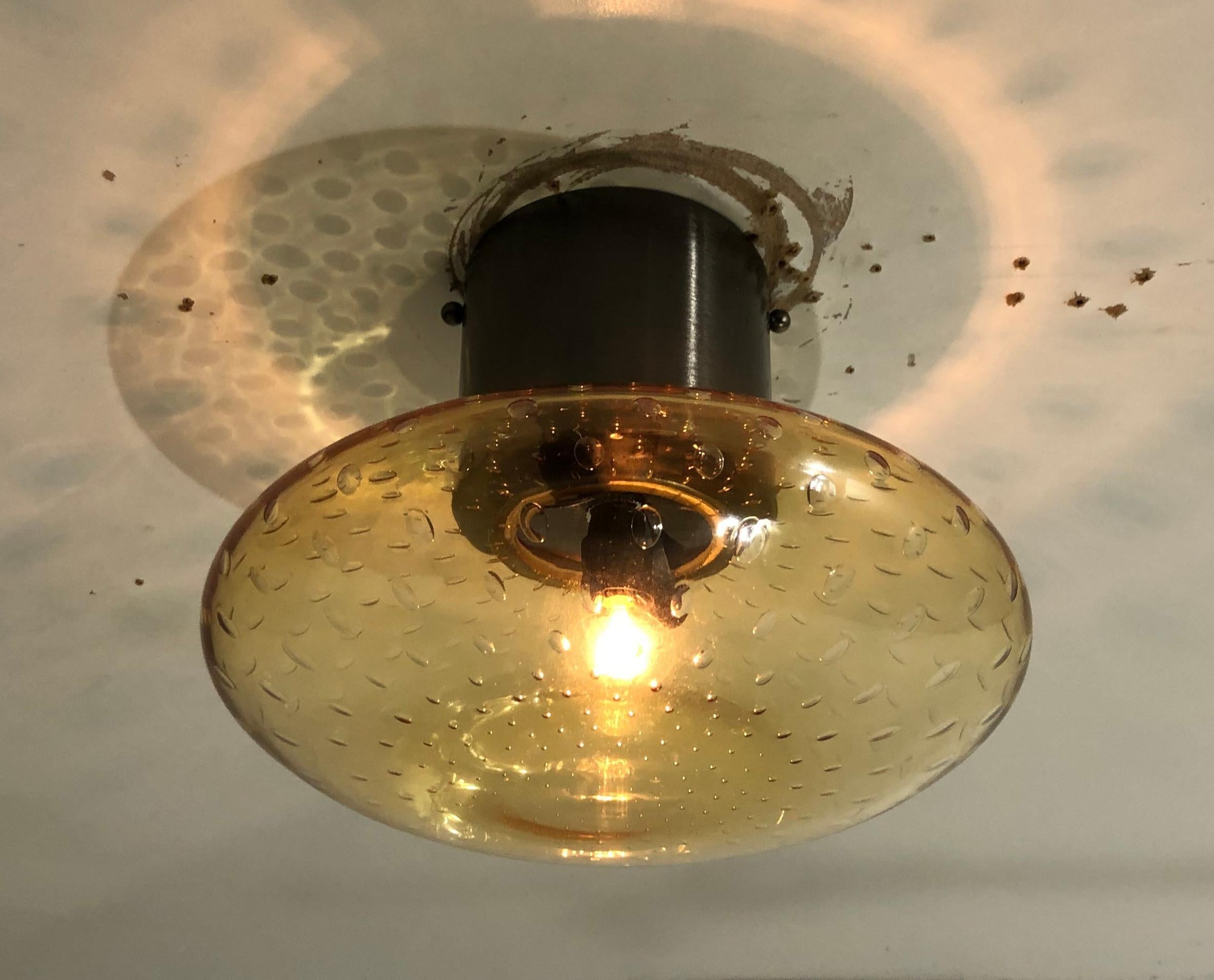 Italian UNO SHADE Sconce / Flush Mount by Fabio Ltd For Sale