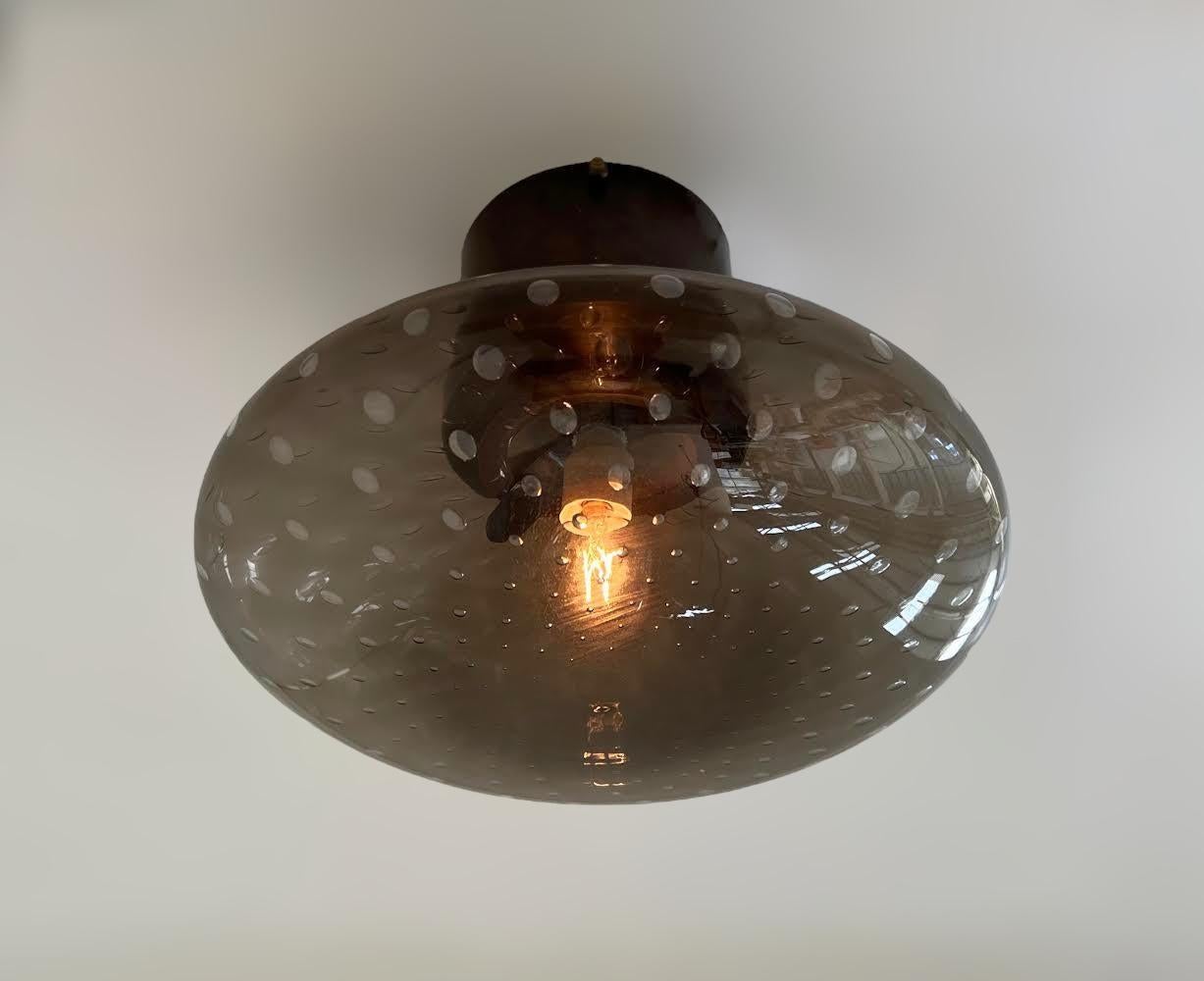 Italian UNO SHADE Sconce / Flush Mount by Fabio Ltd For Sale