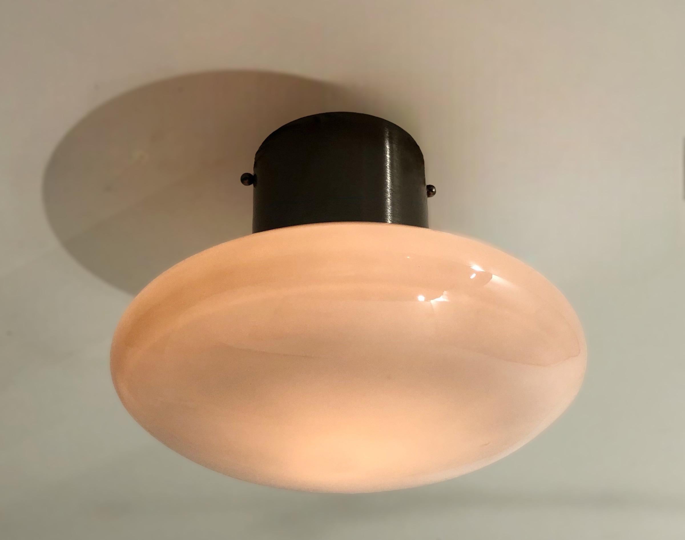 Italian UNO SHADE Sconce / Flush Mount by Fabio Ltd For Sale