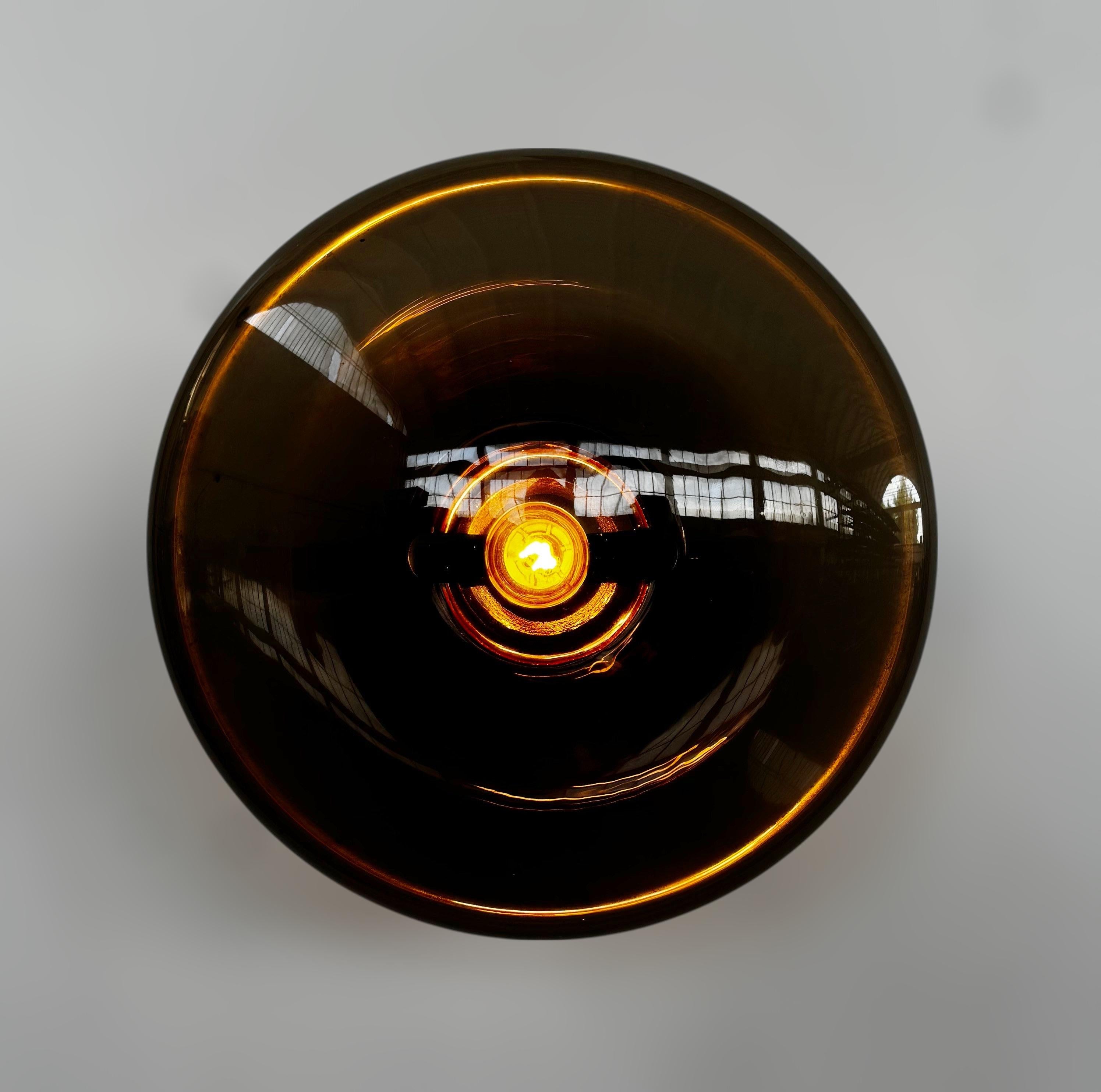 Brass UNO SHADE Sconce / Flush Mount by Fabio Ltd For Sale