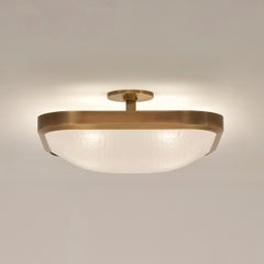 Uno Square Ceiling Light by Gaspare Asaro-Bronze Finish
