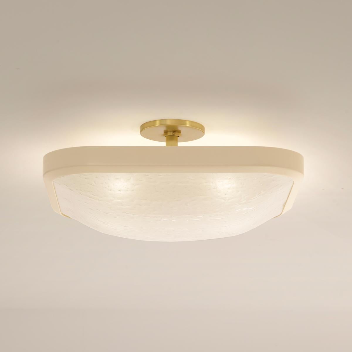 Uno Square Ceiling Light di Gaspare Asaro - Finitura bronzo In condizioni Nuovo in vendita a New York, NY