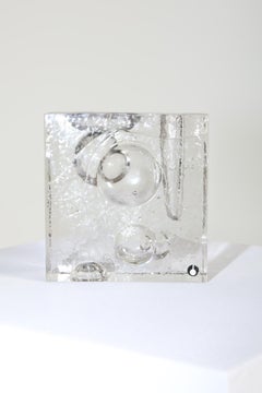 Uno Westerberg Glasvase Skulptur für Pukeberg, Schweden, 1960er Jahre