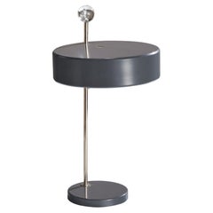 Uno Westerberg, lampe de bureau, métal, verre, Suède, années 1960