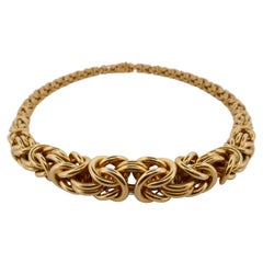 UnoAErre 14k Gold Twisted Necklace