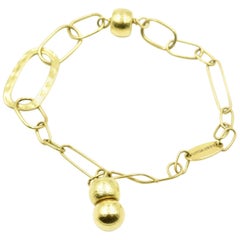 UnoAErre 18 Karat Yellow Gold Open Link Bracelet