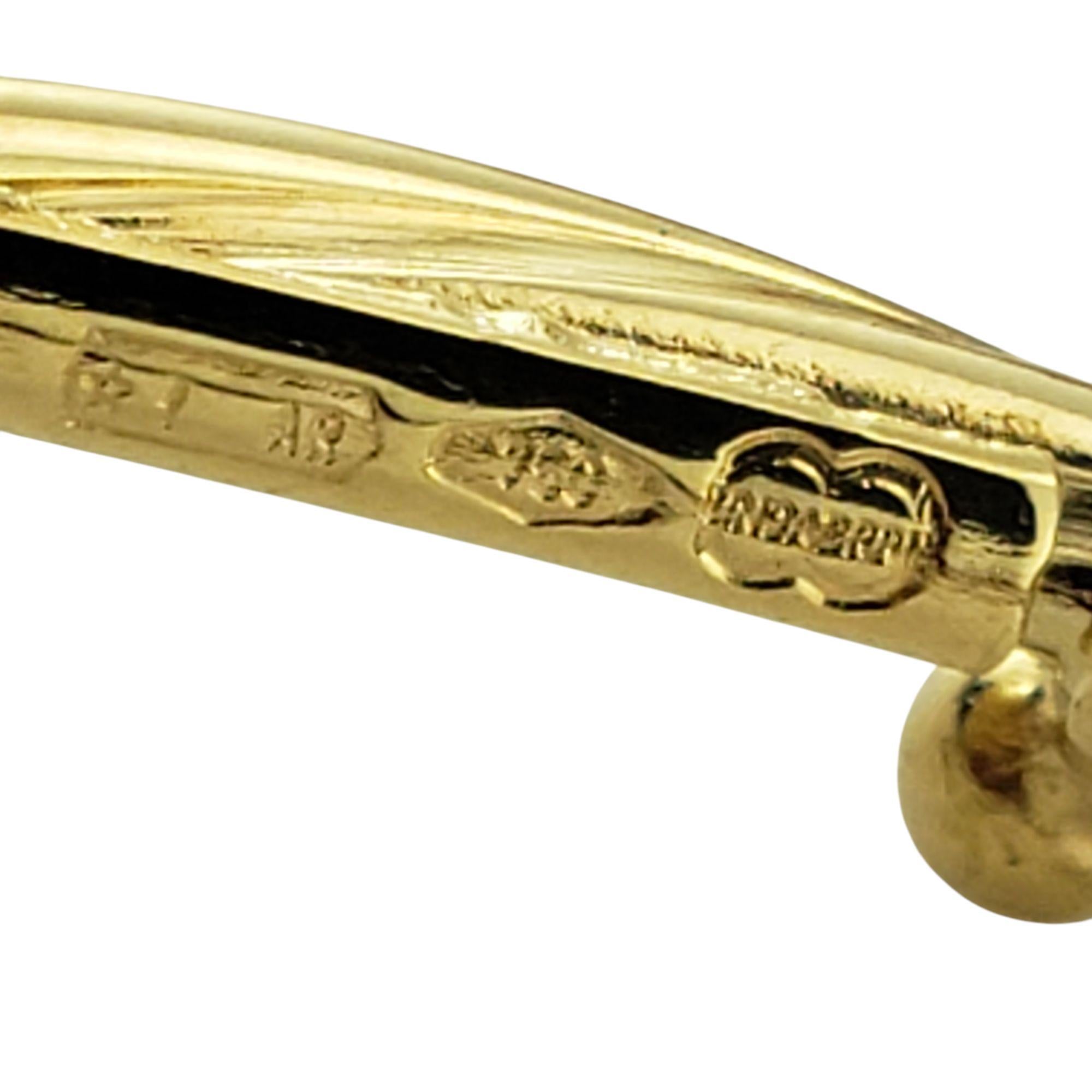 UnoAErre Bracelet jonc torsadé en or jaune 18 carats n° 21342 en vente 1
