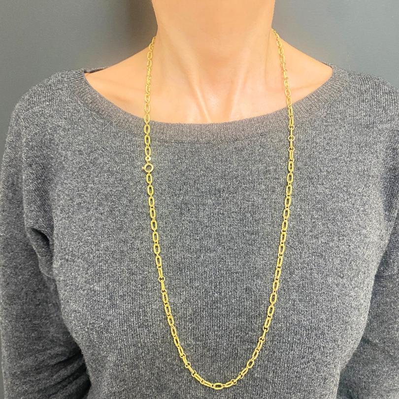 Collana a catena UnoAErre in oro 18k A Link In condizioni ottime in vendita a Beverly Hills, CA