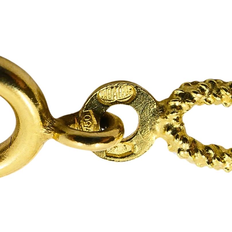 Collana a catena UnoAErre in oro 18k A Link in vendita 5