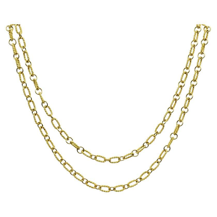UnoAErre 18k Gold Link Chain Necklace
