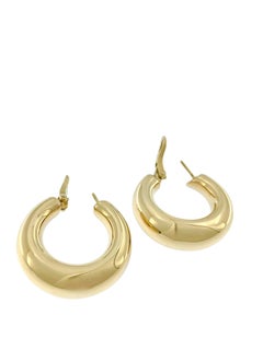 UnoAErre Hoop Earrings 18 karat Yellow Gold