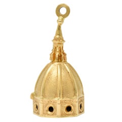 UnoAErre Vintage Or 18 carats Florentine Duomo Basilica Charm