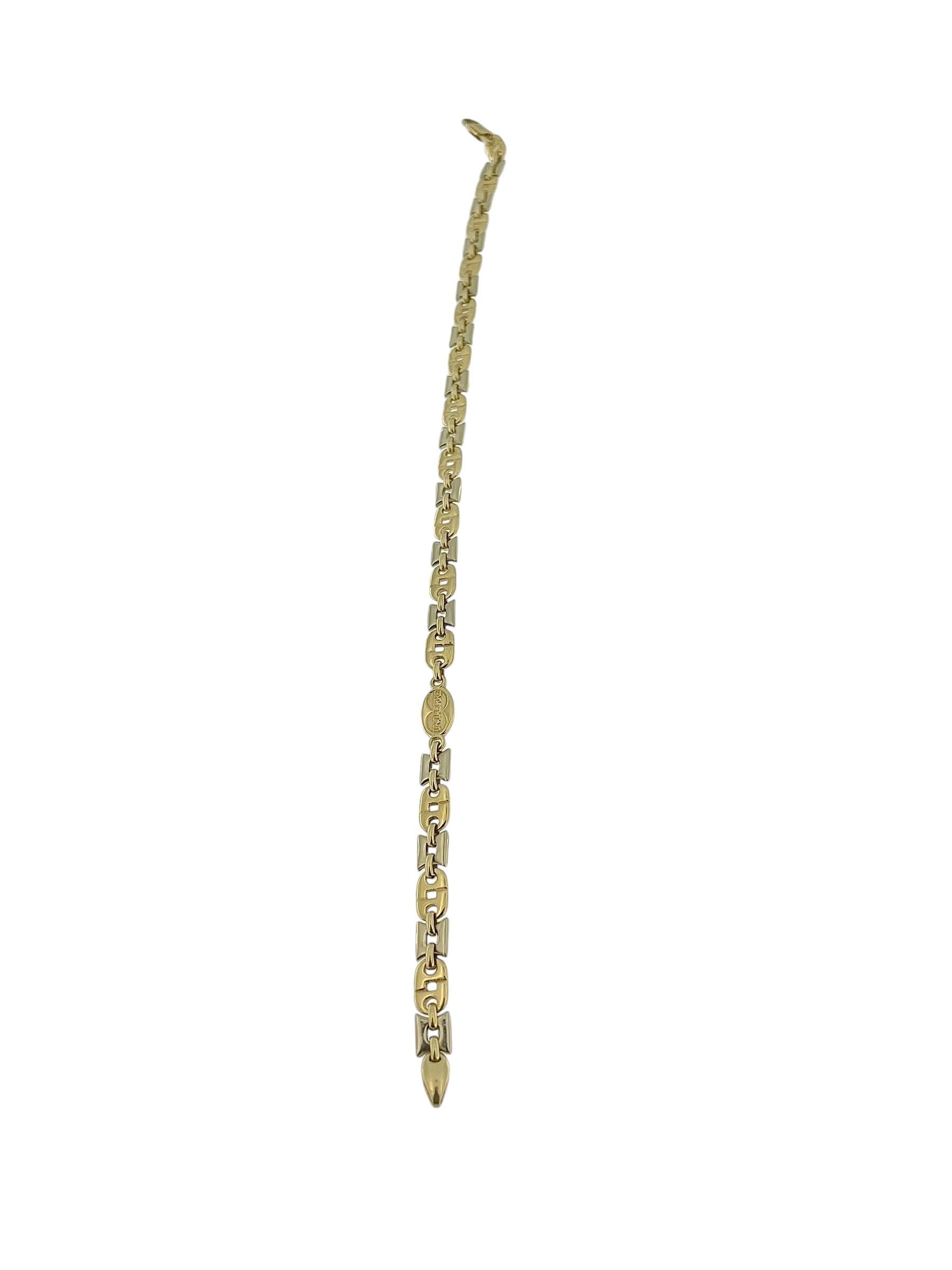 Women's or Men's UnoAErre Yellow and White Gold Bracelet For Sale