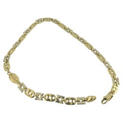 UnoAErre Yellow and White Gold Bracelet