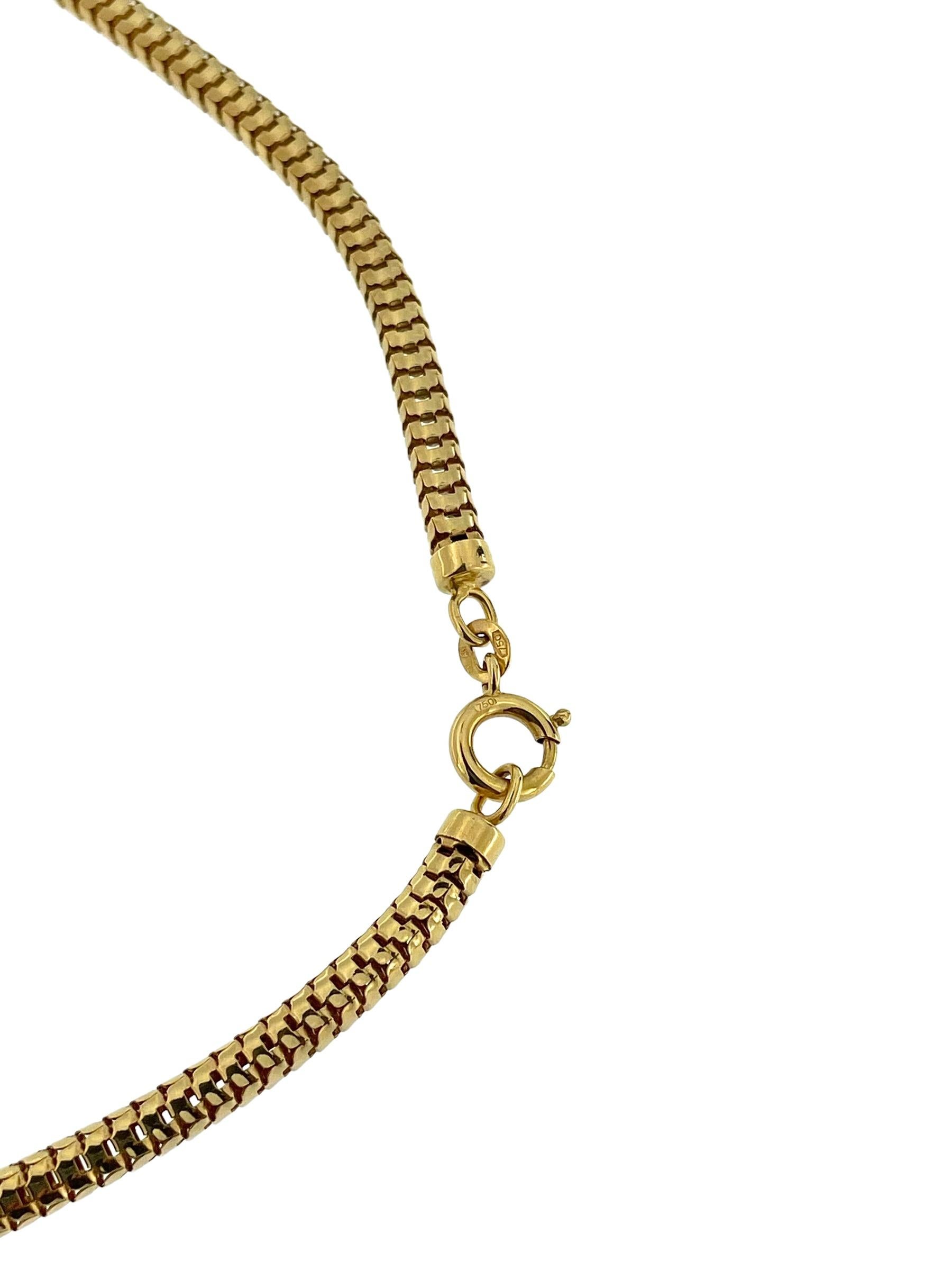 UnoAErre Yellow Gold Necklace For Sale 1