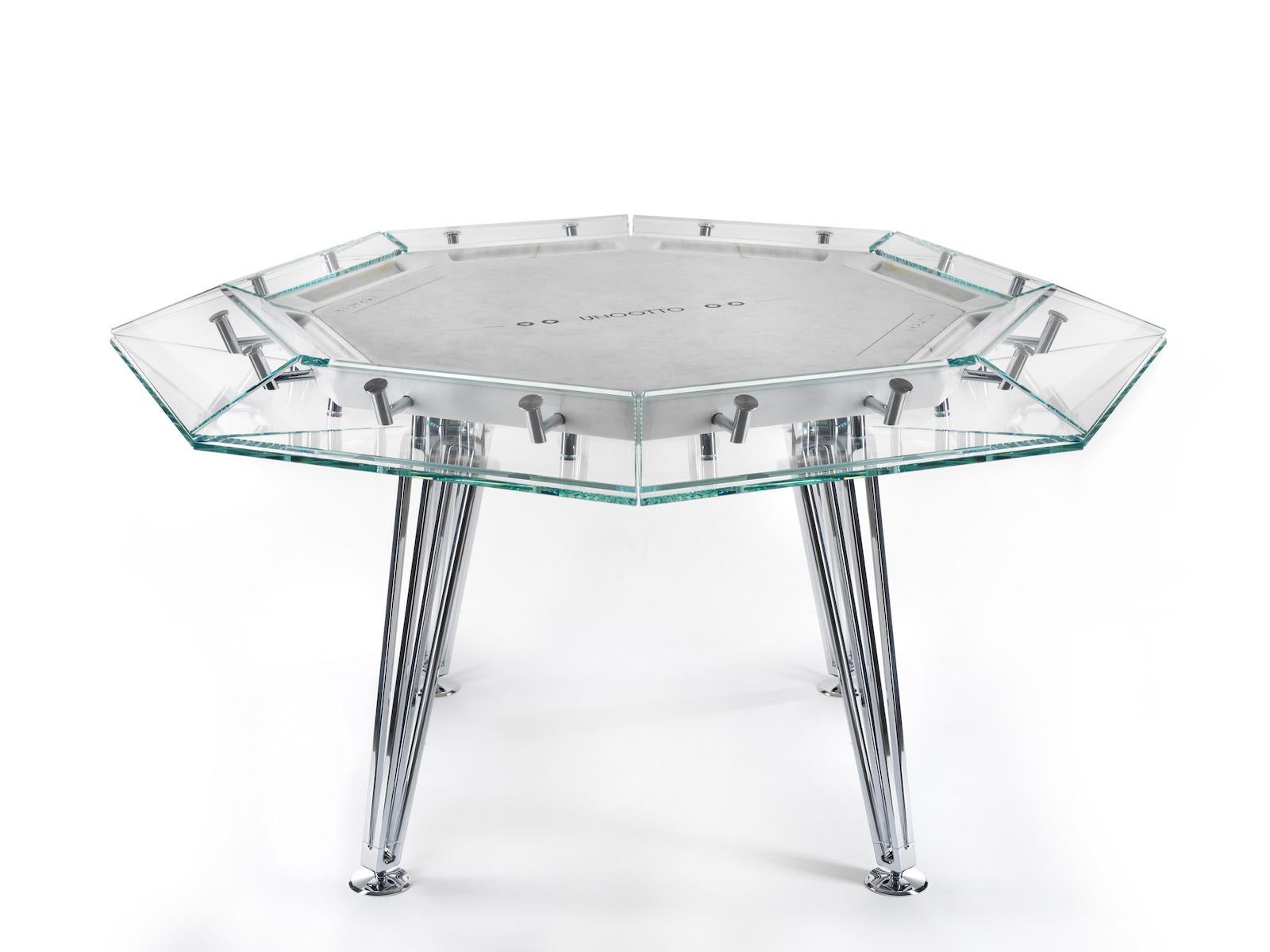 Unootto Marble, 8 Players, Contemporary Design Poker Table by Impatia For Sale 9