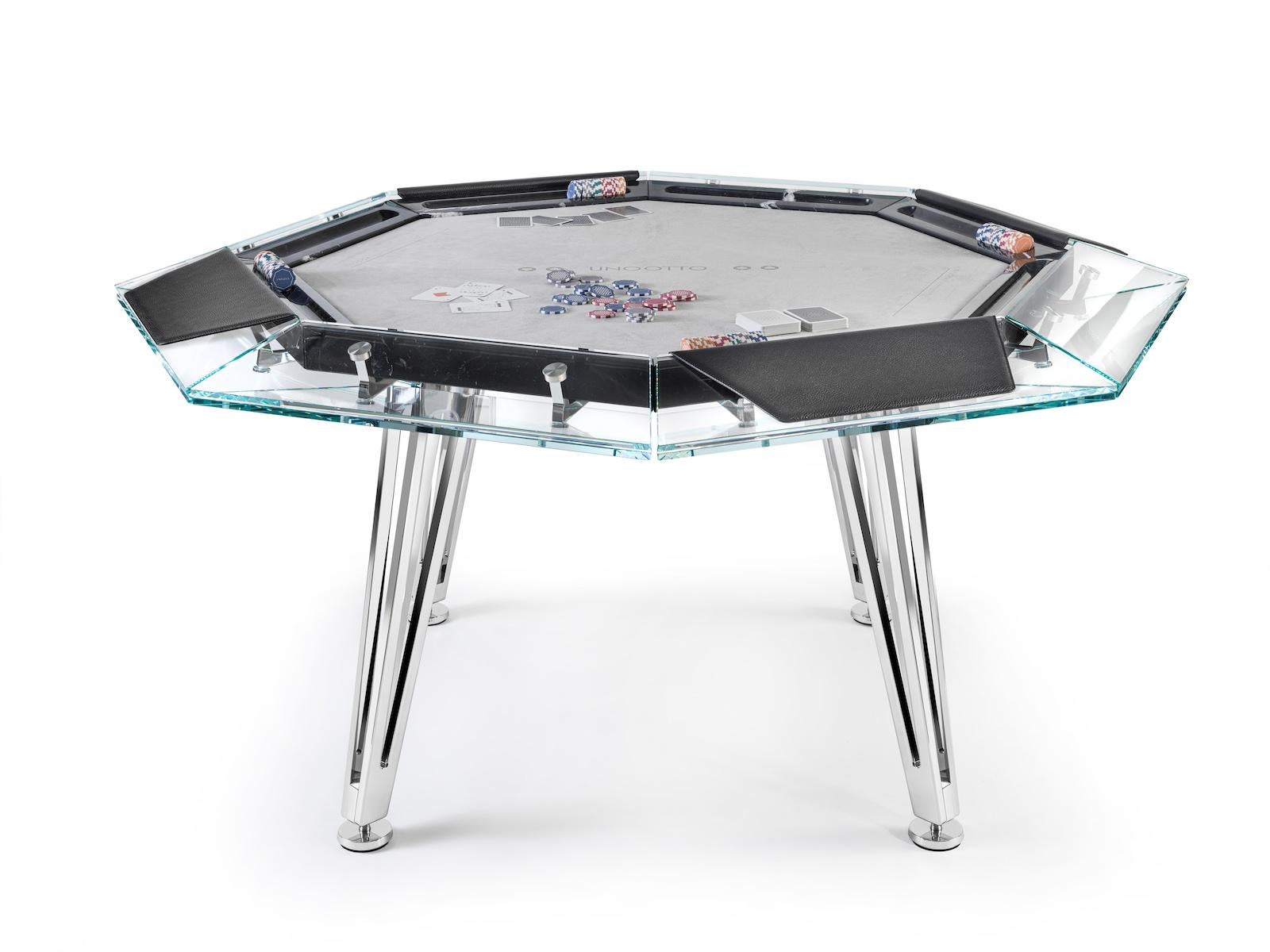 Unootto Marble, 8 Players, Contemporary Design Poker Table by Impatia For Sale 3
