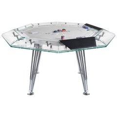 Modern 8 Player Poker Table With Marble Details by Impatia