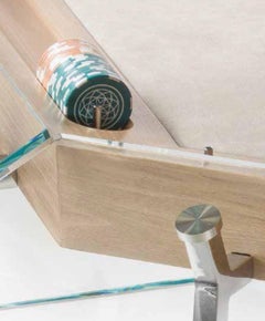 Unootto Wood 8 Players Poker Table