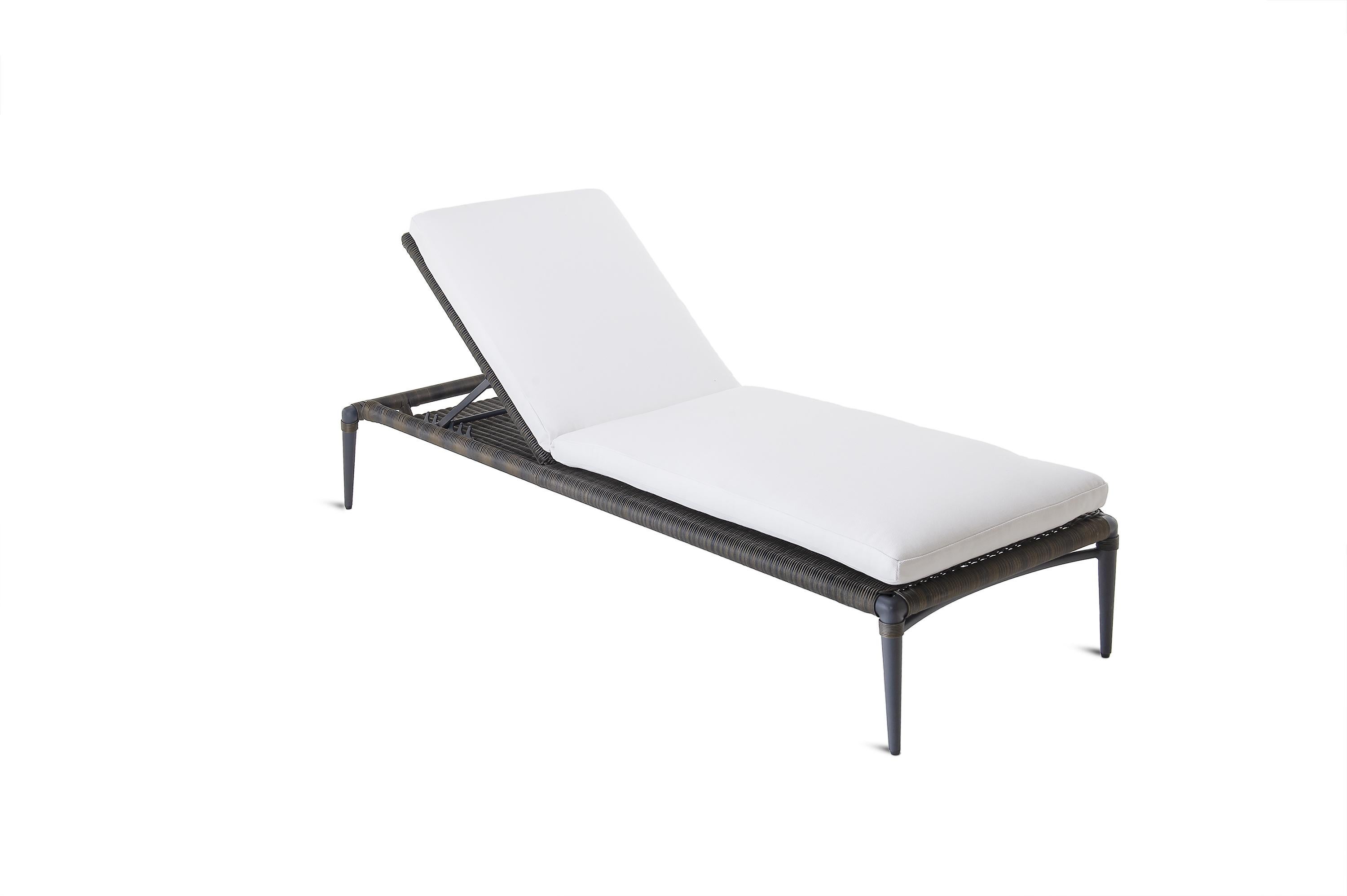 Aluminum Unopiu' Experience Sunlounger Outdoor Collection For Sale