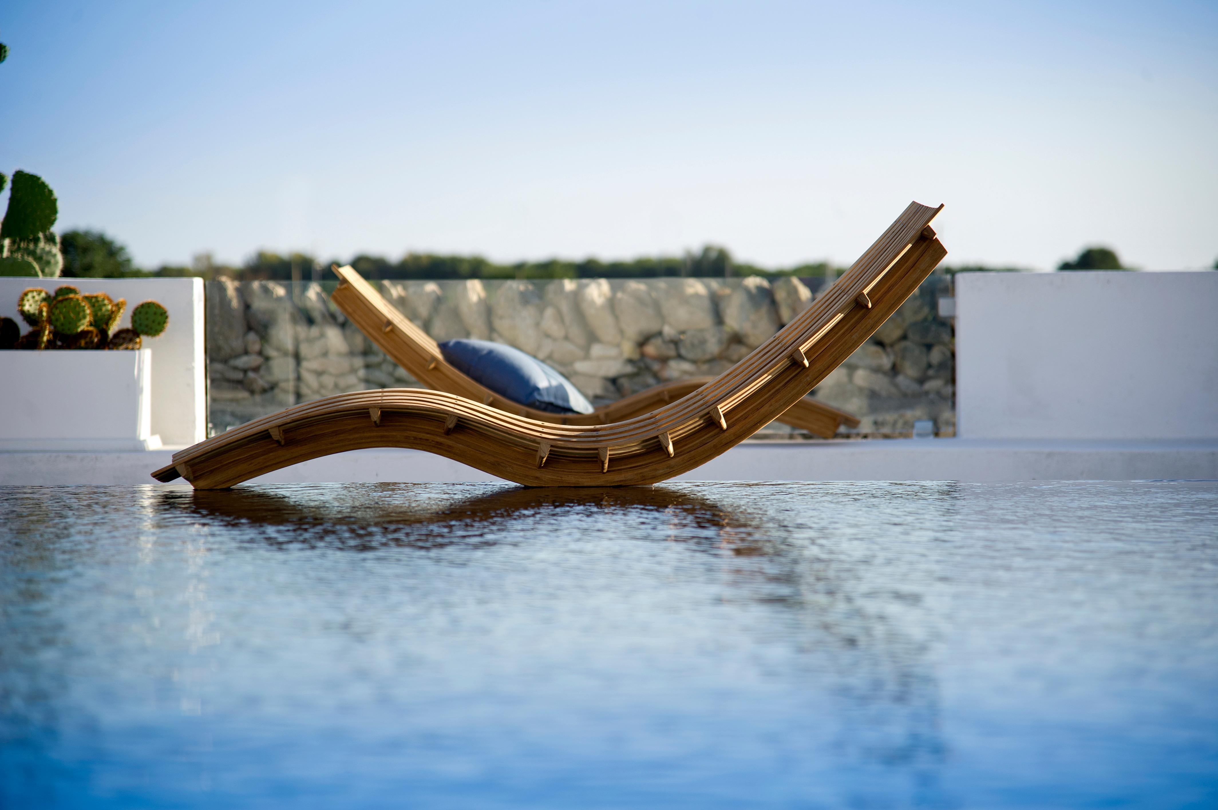 Unopiu' Swing Sunlounger Outdoor Collection For Sale 2