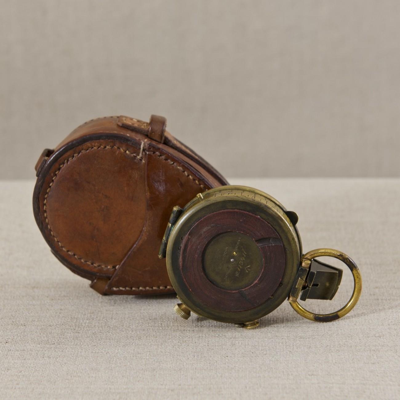 leather compass case