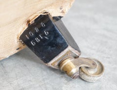 Howard & Son's Chesterfield Sofa Inc Ticking Fabric ancien victorien non restauré