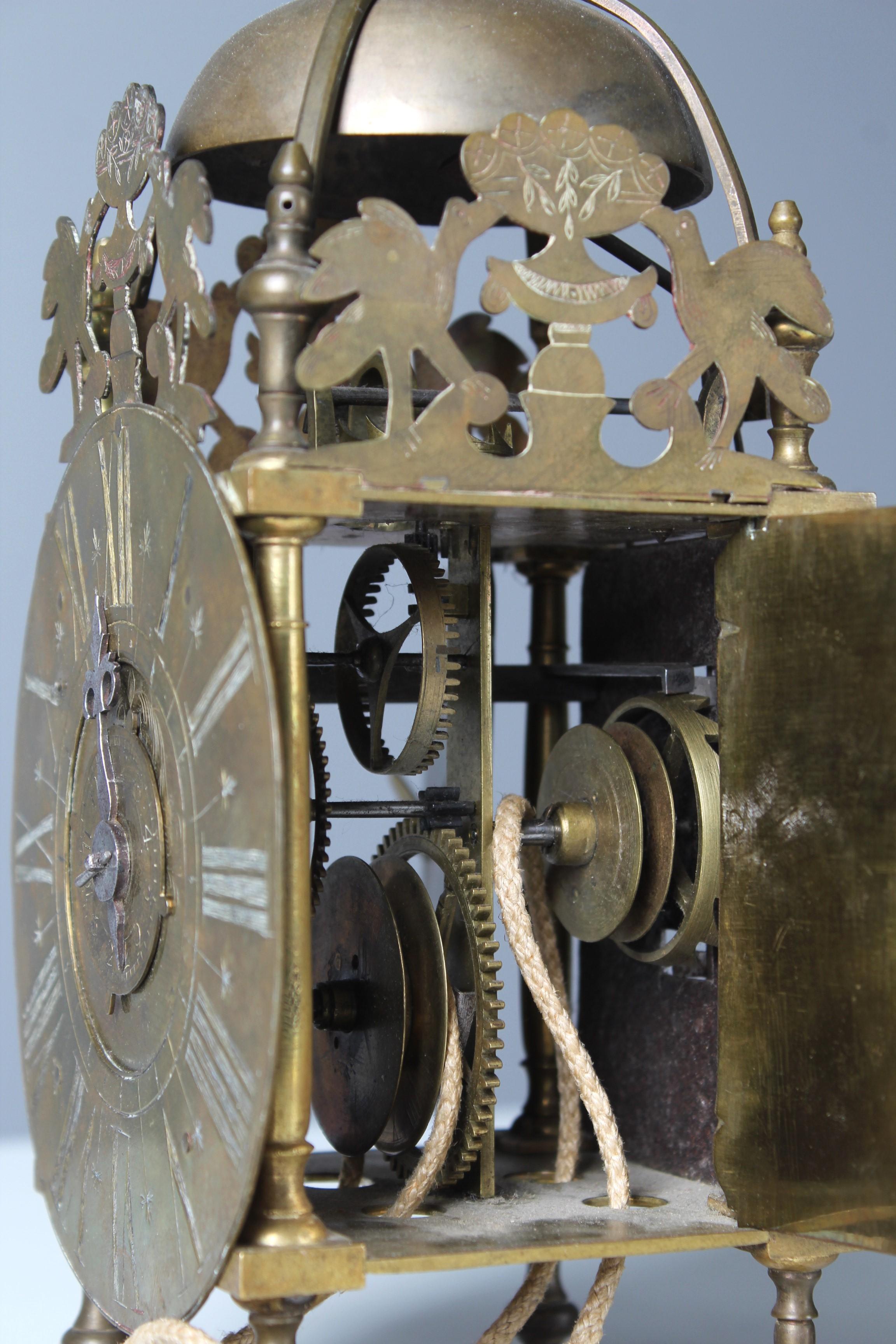 Unrestored French Lantern Clock, Early 18th Century 3