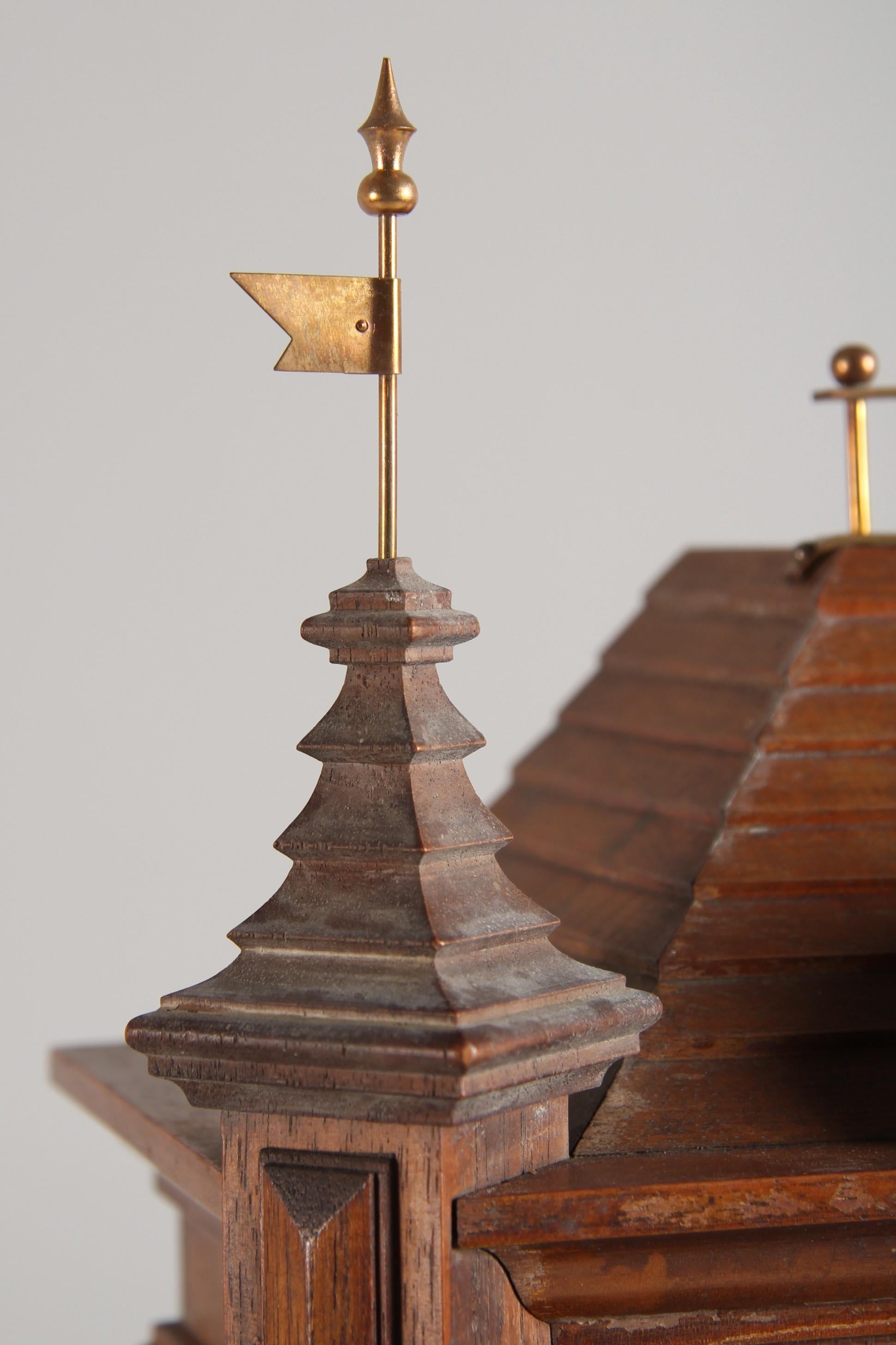 UNRESTORED German Mantel Clock, Circa 1880 In Fair Condition For Sale In Greven, DE