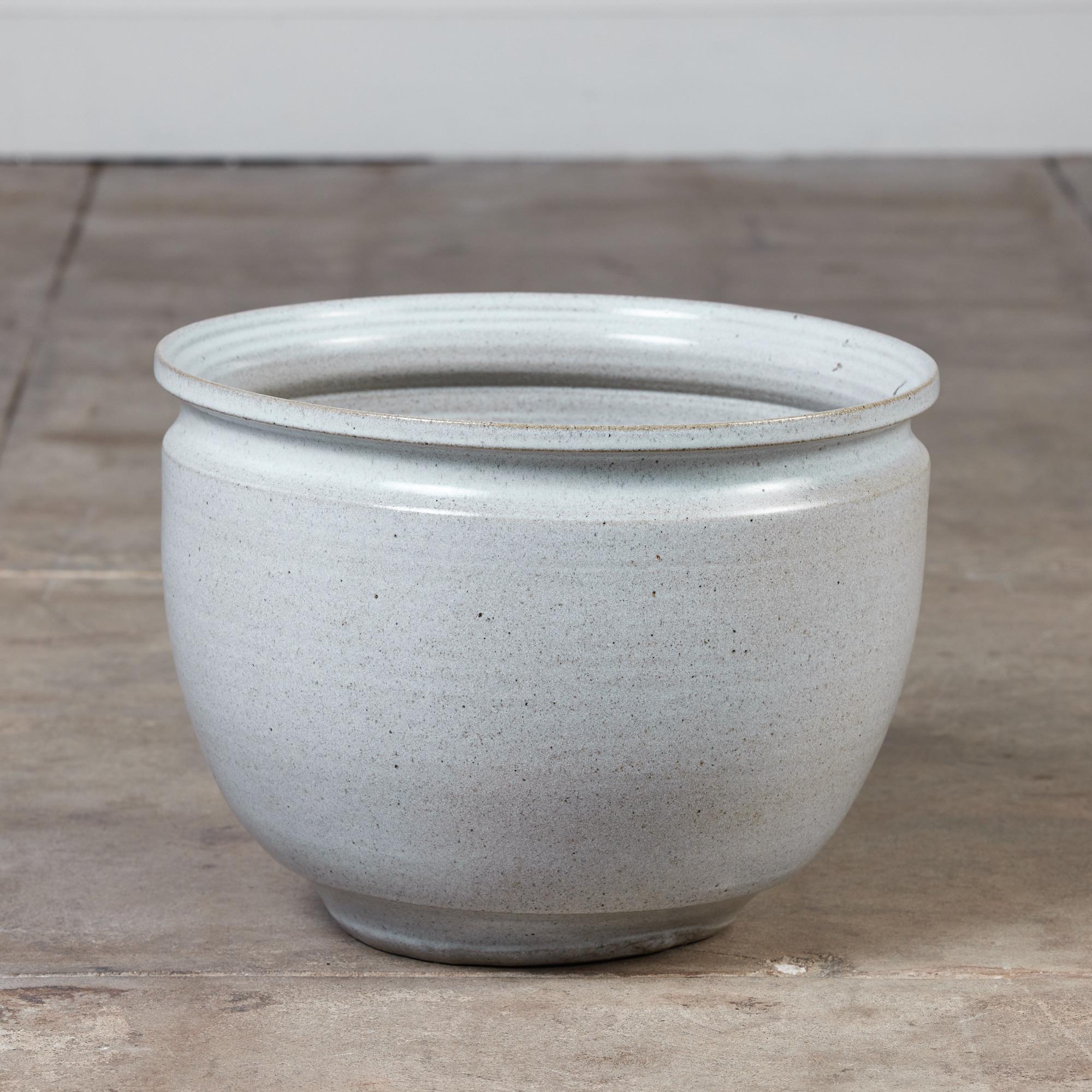 Late 20th Century Unscored Earthgender Bowl Planter by David Cressey & Robert Maxwell