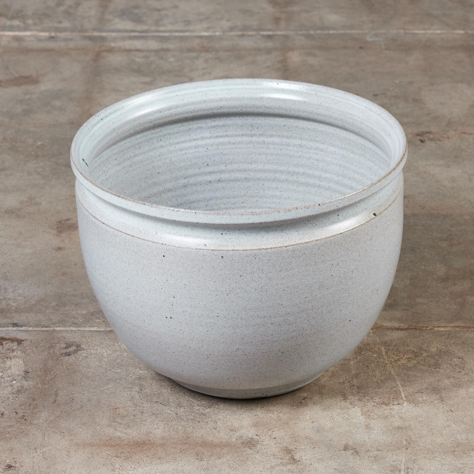 Stoneware Unscored Earthgender Bowl Planter by David Cressey & Robert Maxwell