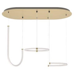 PETITE FRITURE Unseen, 3 Pendant System, Brass, Designer Studiopepe